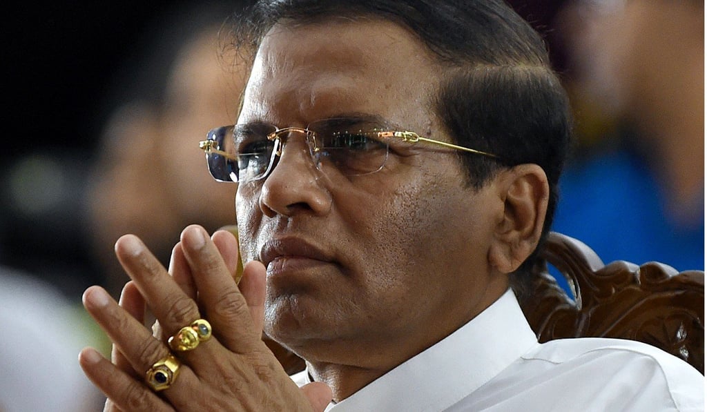 Sri Lanka's President Maithripala Sirisena lashed out at a national airline after he found their cashews to be poor quality. Photo: AFP
