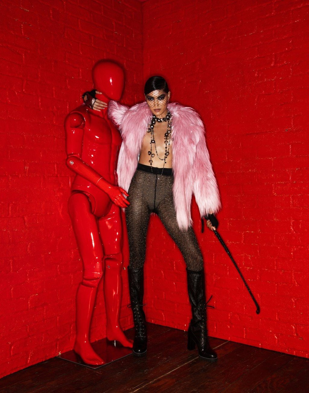 Turn up the heat with faux fur and lingerie: six seductive looks