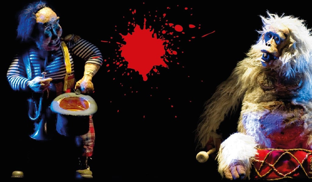 The puppet thriller, ‘Poe’s Curse’, based on works by Edgar Allen Poe, which features a crazed knife-wielding ape, will be performed in Hong Kong by Spain’s Teatro Corsario in October. The puppet thriller, ‘Poe’s Curse’, based on works by Edgar Allen Poe, which features a crazed knife-wielding ape, will be performed in Hong Kong by Spain’s Teatro Corsario in October.