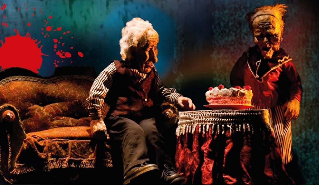 A scene from the award-winning puppet production of the thriller, ‘Poe’s Curse’, which touches on emotions from tenderness to fear, will be performed by Teatro Corsario at Hong Kong’s Sheung Wan Civic Centre in October. A scene from the award-winning puppet production of the thriller, ‘Poe’s Curse’, which touches on emotions from tenderness to fear, will be performed by Teatro Corsario at Hong Kong’s Sheung Wan Civic Centre in October.