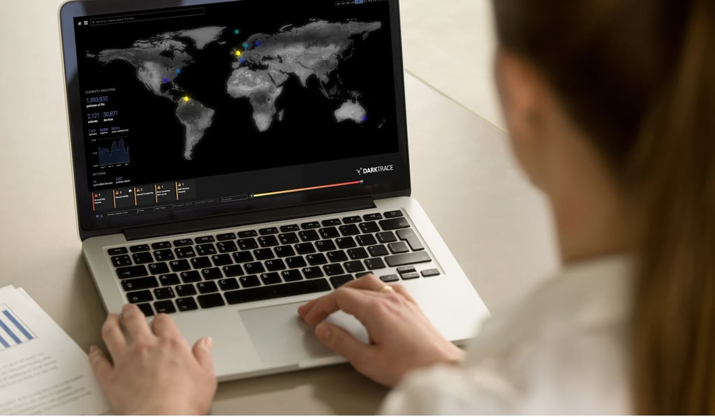 Cyberattacks are often automated in today’s world of artificial intelligence, so companies need to use a dynamic ‘immune system’ for their computer networks and consider people working from home. Photo: Darktrace