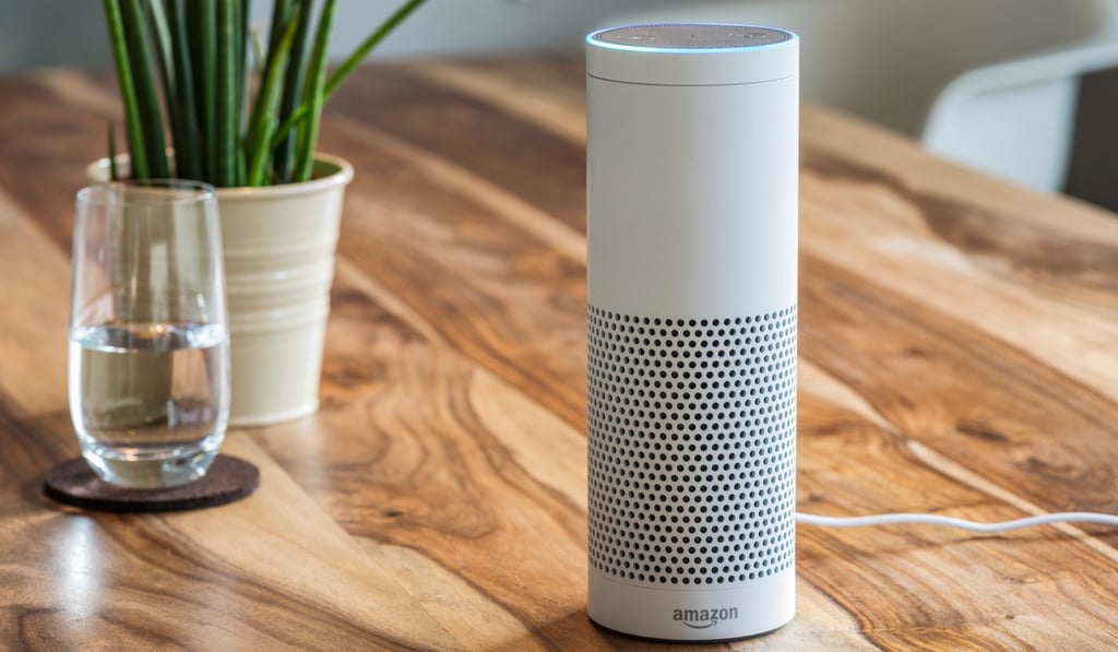 An Amazon Echo speaker, which is connected to the voice-controlled intelligent personal assistant service Alexa. Photo: Shutterstock An Amazon Echo speaker, which is connected to the voice-controlled intelligent personal assistant service Alexa. Photo: Shutterstock