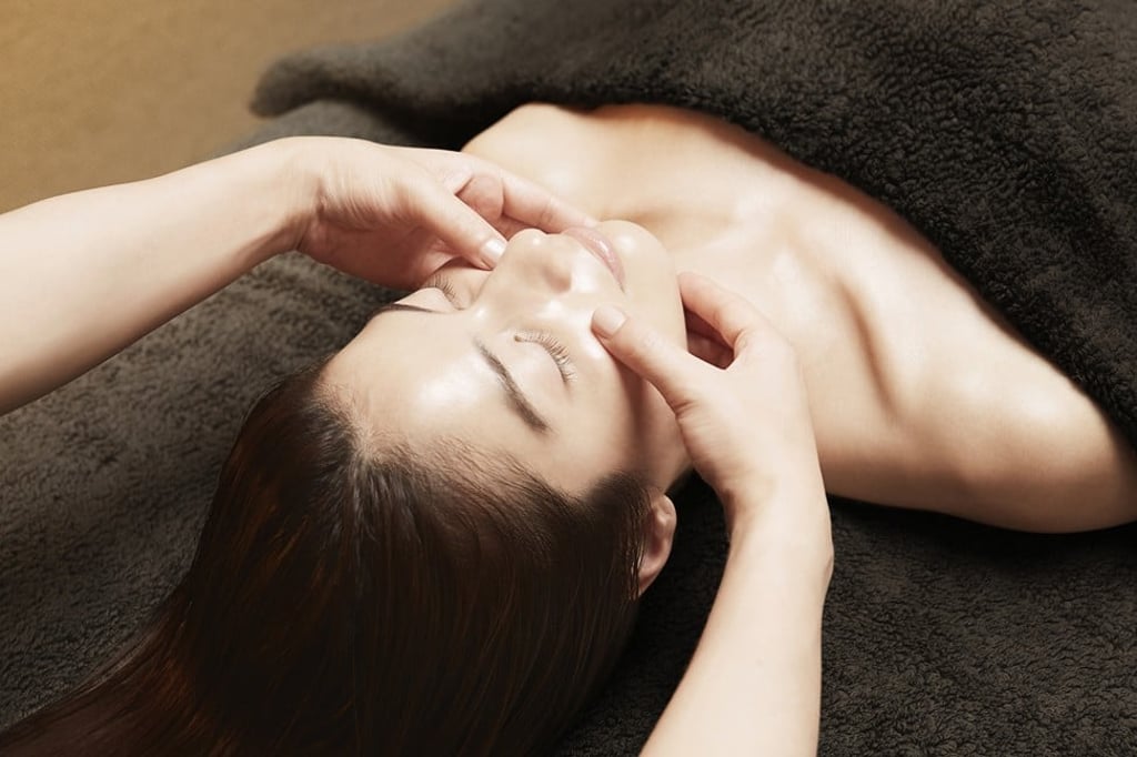 A facial at The Ritz-Carlton spa in Kowloon. A facial at The Ritz-Carlton spa in Kowloon.