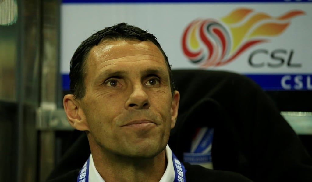 Gus Poyet endured a difficult period in China at Shanghai Shenhua. Photo: Reuters