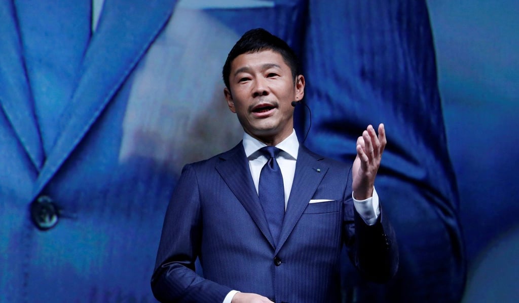 Yusaku Maezawa, the chief executive of Zozo, which operates Japan's popular fashion shopping site Zozotown. Photo: Reuters