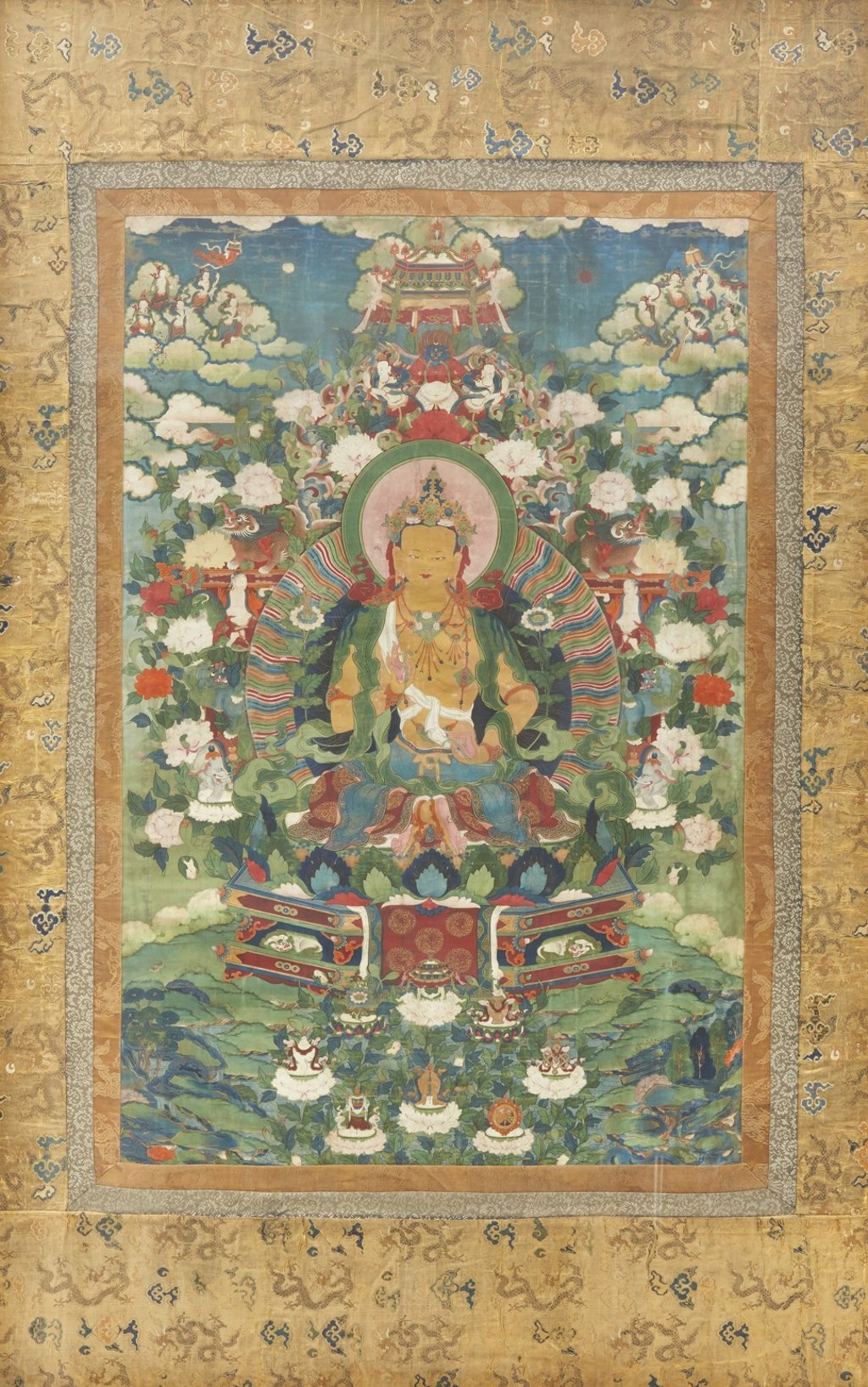 Buddhist fine art, presented by Rossi & Rossi, is on display at Fine Art Asia 2018.