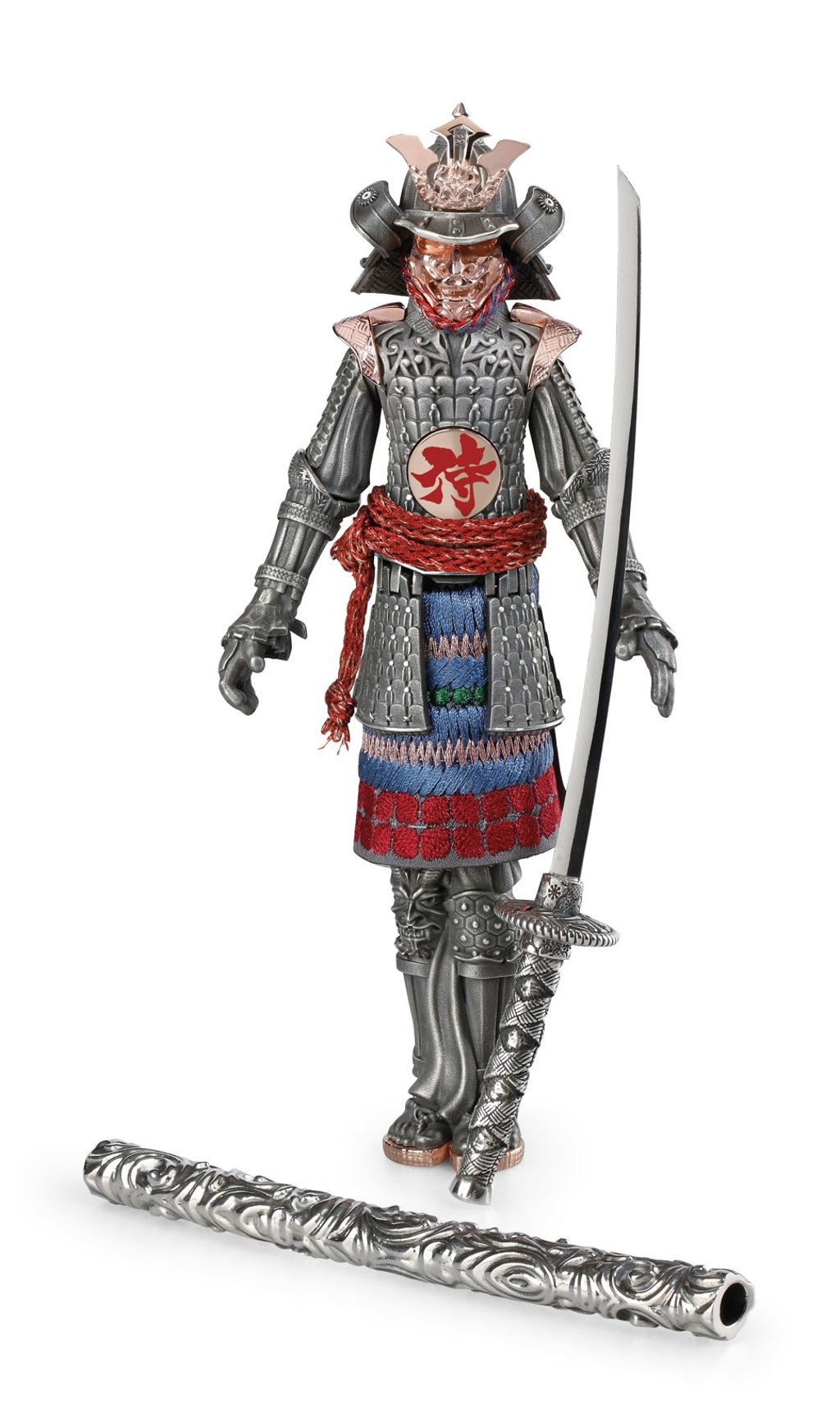 Extra accessories include a Japanese sword that works as a letter opener. Extra accessories include a Japanese sword that works as a letter opener.