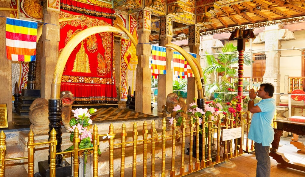 The Temple of the Tooth, in Kandy. Pictures: Alamy
