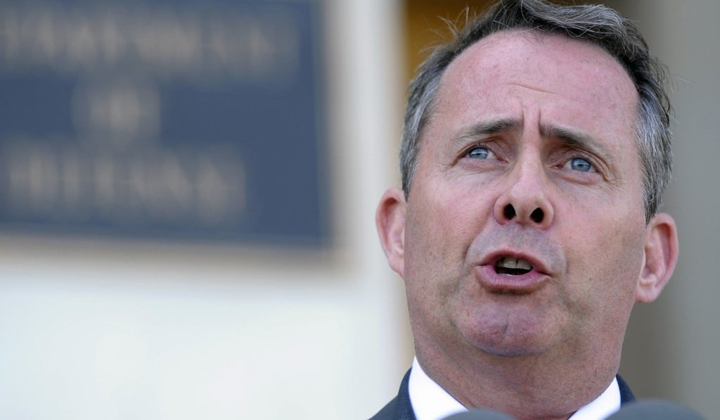 Liam Fox, Britain’ s Secretary of State for International Trade. Photo: AP