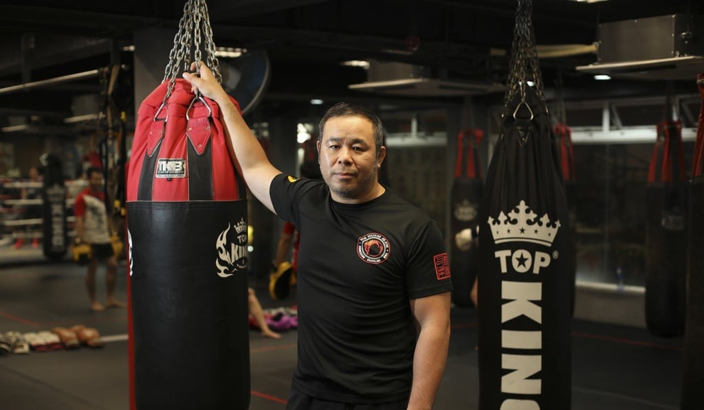 Fanis at local gym Muay Thai Station in Wan Chai. Photo: Xiaomei Chen