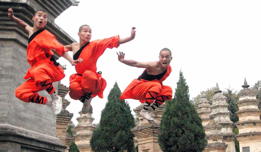 The Shaolin Monastery in Henan is centre for kung fu but critics have questioned its spiritual core. Photo: Xinhua