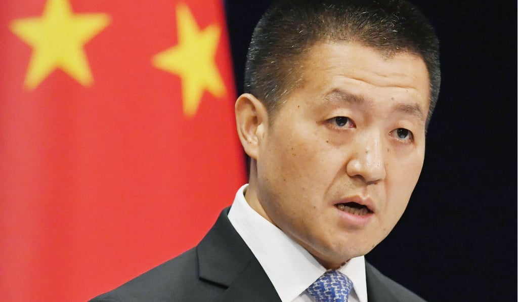 Chinese Foreign Ministry spokesman Lu Kang (seen in 2017) has expressed ‘serious concern’ over Western countries’ rejection of Huawei. Photo: Kyodo