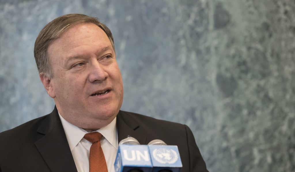 Pompeo said China will have to obey “the rule of law”. Photo: AP Pompeo said China will have to obey “the rule of law”. Photo: AP