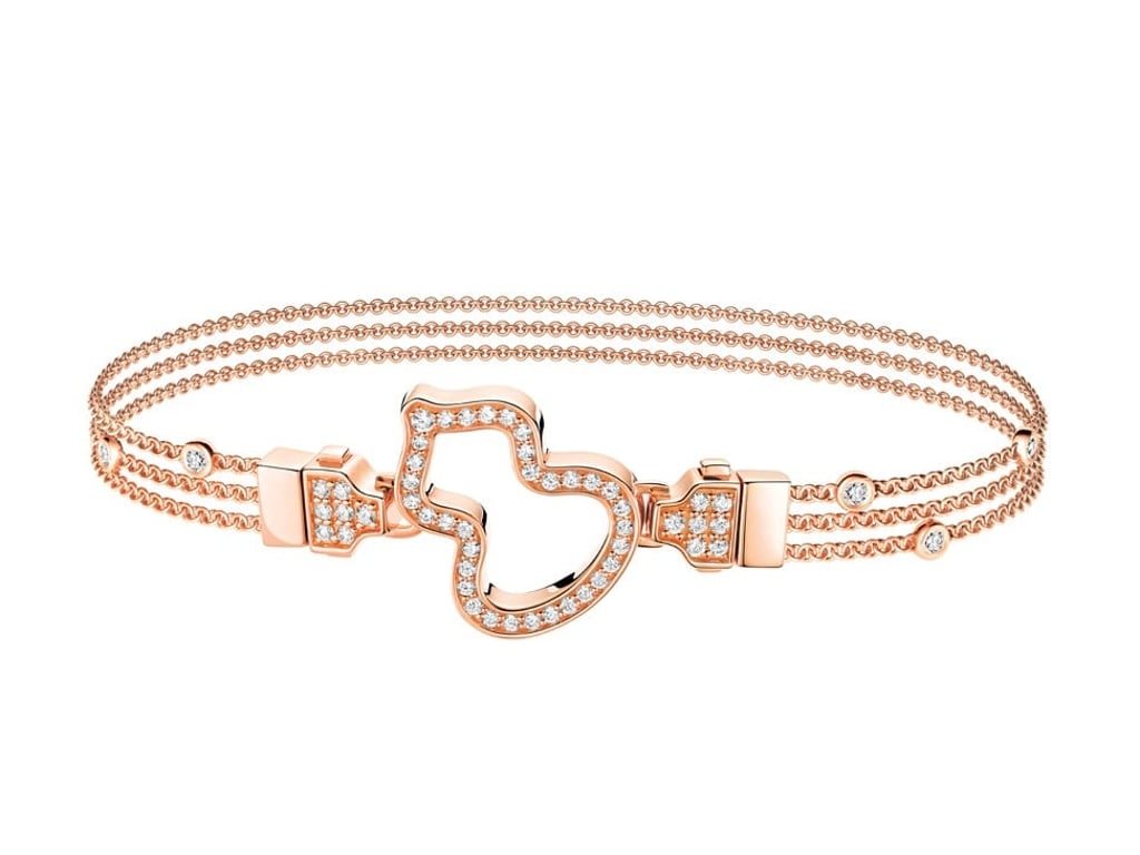 Qeelin’s new Wulu bracelet comes in an 18ct rose gold version.