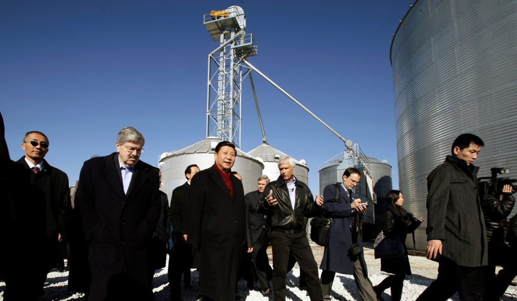 Xi with then Iowa Governor Terry Branstad, second from left, in Maxwell, Iowa, in 2012. Branstad is now the US ambassador to China. Photo: Reuters