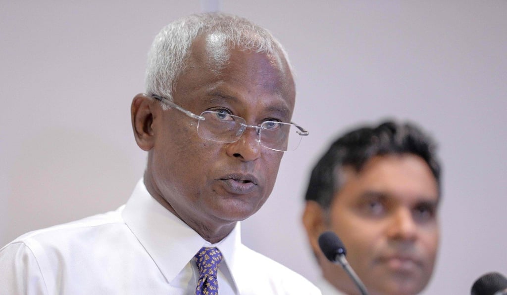 Opposition candidate Ibrahim Mohamed Solih won the election on Sunday. Photo: AFP Opposition candidate Ibrahim Mohamed Solih won the election on Sunday. Photo: AFP