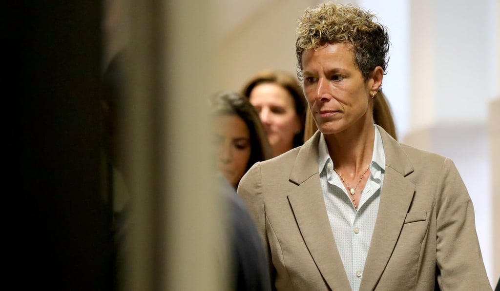 Andrea Constand arrives at the sentencing hearing for Bill Cosby on Monday. Photo: Reuters