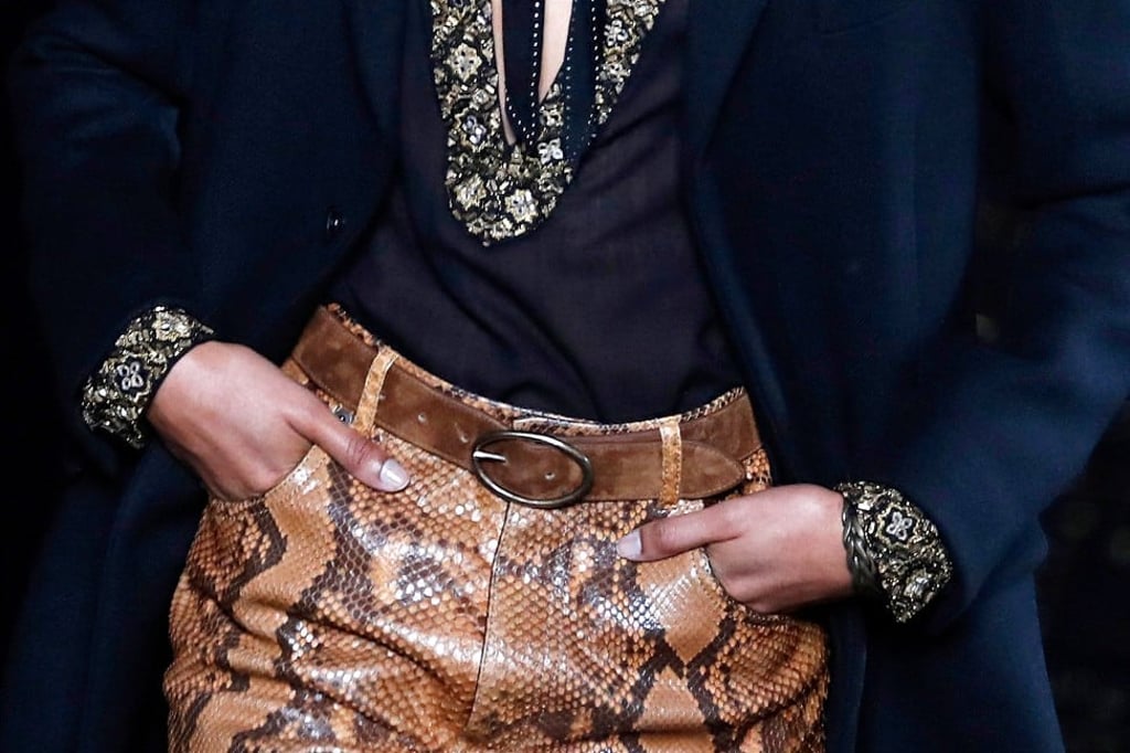 For those with doubts, they also come in snake skin. Photo: AFP