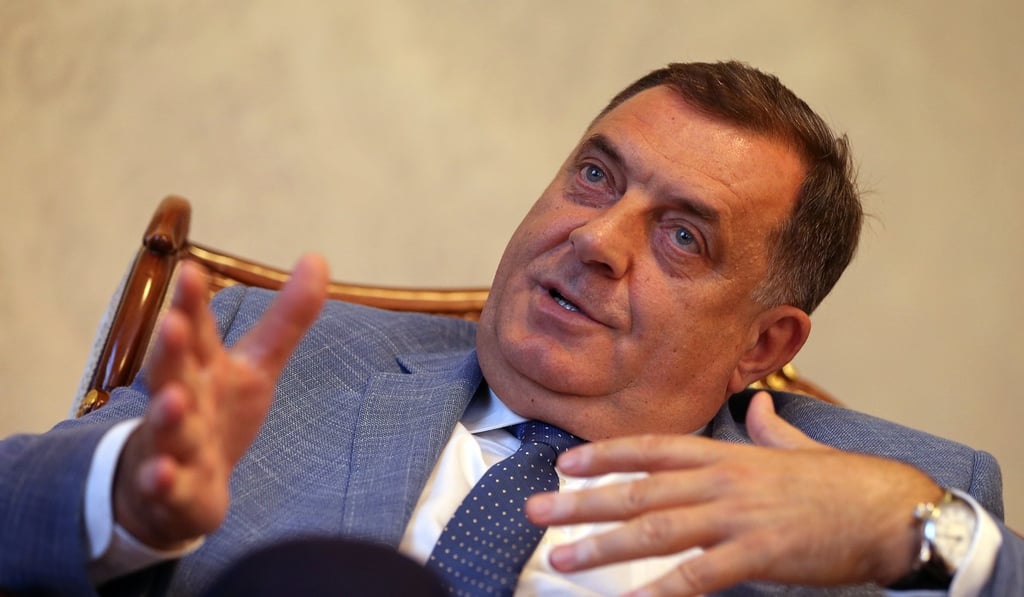 Bosnian Serb President Milorad Dodik on September 26, 2018. Photo: Reuters