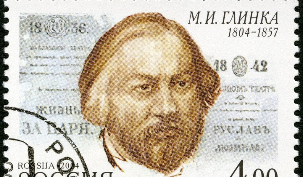 Pictured here on a Russian stamp celebrating the 200th anniversary of his birth, Mikhail Ivanovich Glinka is regarded as the father of Russian classical music. Photo: Shutterstock