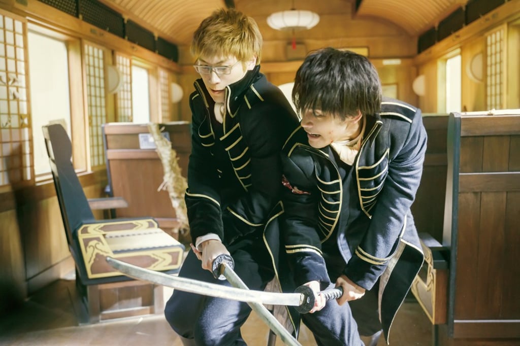 Haruma Miura (left) plays a rogue police officer in the film. Photo: Matsuki