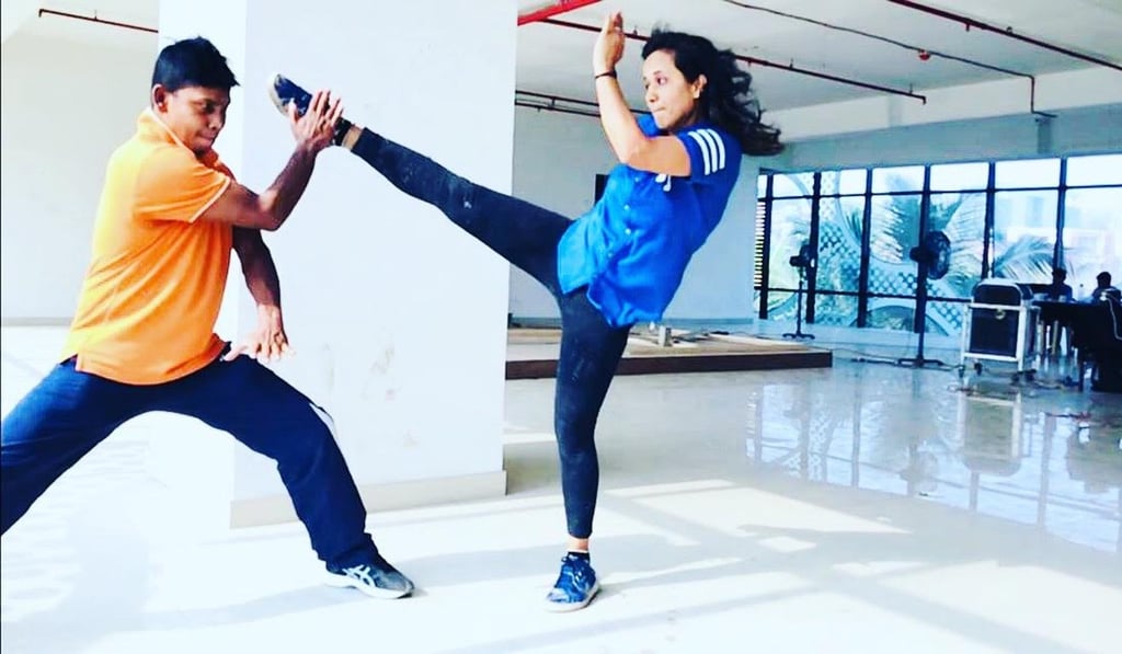 Geeta Tandon is one of the few female stunt performers to make a name for herself. Photo: Handout