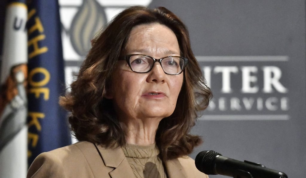 CIA Director Gina Haspel touched on renewed confrontation with rival nations in a speech on Monday at the University of Louisville in Kentucky. Photo: AP