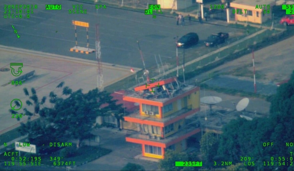 An aerial view of Mutiara SIS Al-Jufrie airport in Palu. Photo: EPA