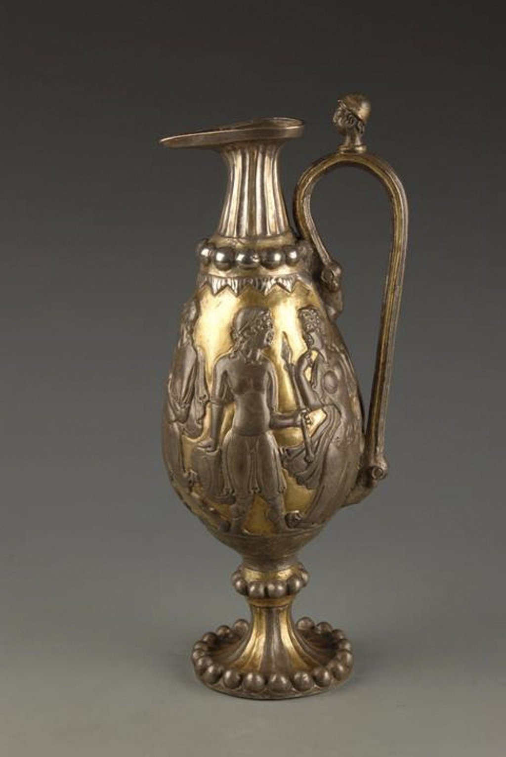 The gilt-silver ewer, found in the tomb of sixth-century general Li Xian, in northern China, was probably made in Bactria (present-day northern Afghanistan). Picture: Guyuan Museum of Ningxia