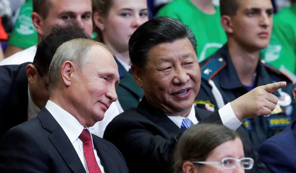 Russian President Vladimir Putin and Chinese President Xi Jinping. File photo: Reuters