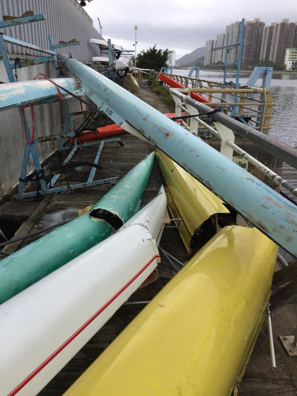 Some sports face massive storm-damage bills. Photo: Chan Kin-wa