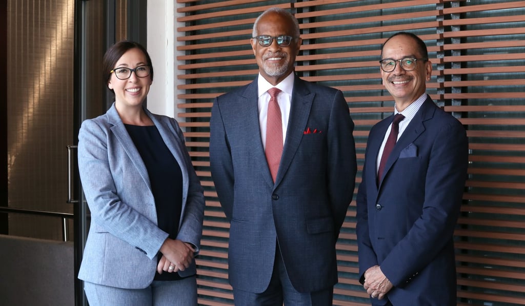 Professor Harry Elam (centre), Stanford’s senior vice-provost for education, said he would be concerned by any move that could have an impact on foreign students choosing the Californian institution. Photo: Jonathan Wong