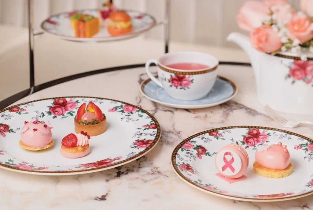 Think Pink afternoon tea at The Langham in Hong Kong Think Pink afternoon tea at The Langham in Hong Kong