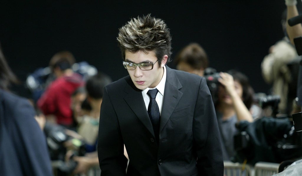 Chen attends actor and pop star Leslie Cheung’s funeral in 2003. Photo: K.Y. Cheung