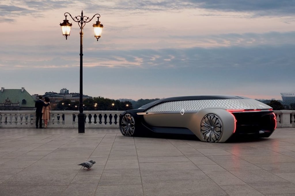 The self-driving fully electric concept car, EZ-Ultimo, which was unveiled at this week’s Paris Motor Show. Photo: Renault