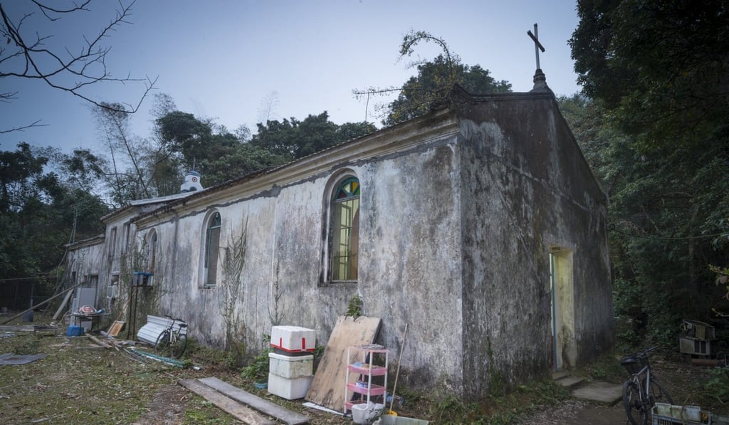 The exterior of Holy Family Chapel, an old Catholic church. Photo: Antony Dickson
