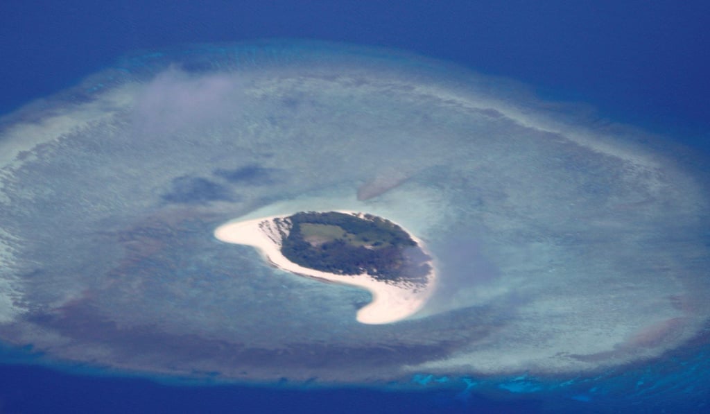 An uninhabited Spratly island in the disputed South China Sea. Photo: Reuters