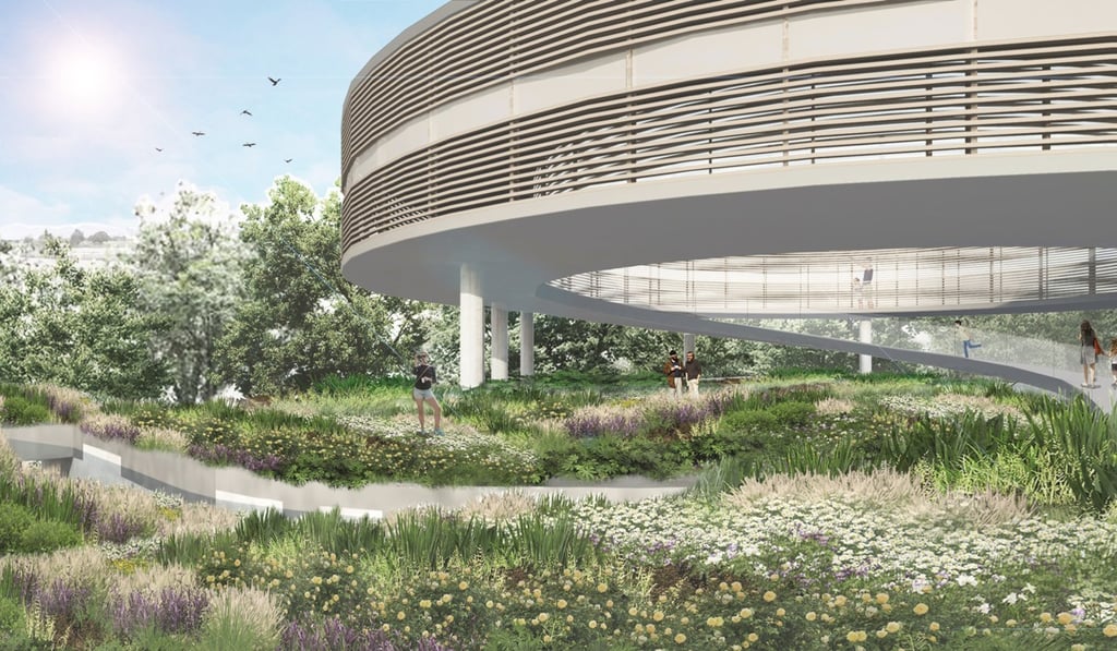 An artist’s impression of what the new site at the Yuen Long plant will look like. Photo: Handout