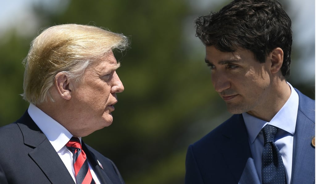 US President Donald Trump (left) and Canadian Prime Minister Justin Trudeau. Canada and the US on September 30 struck a trade deal to replace the North American Free Trade Agreement with the new United States-Mexico-Canada Agreement. Photo: EPA-EFE