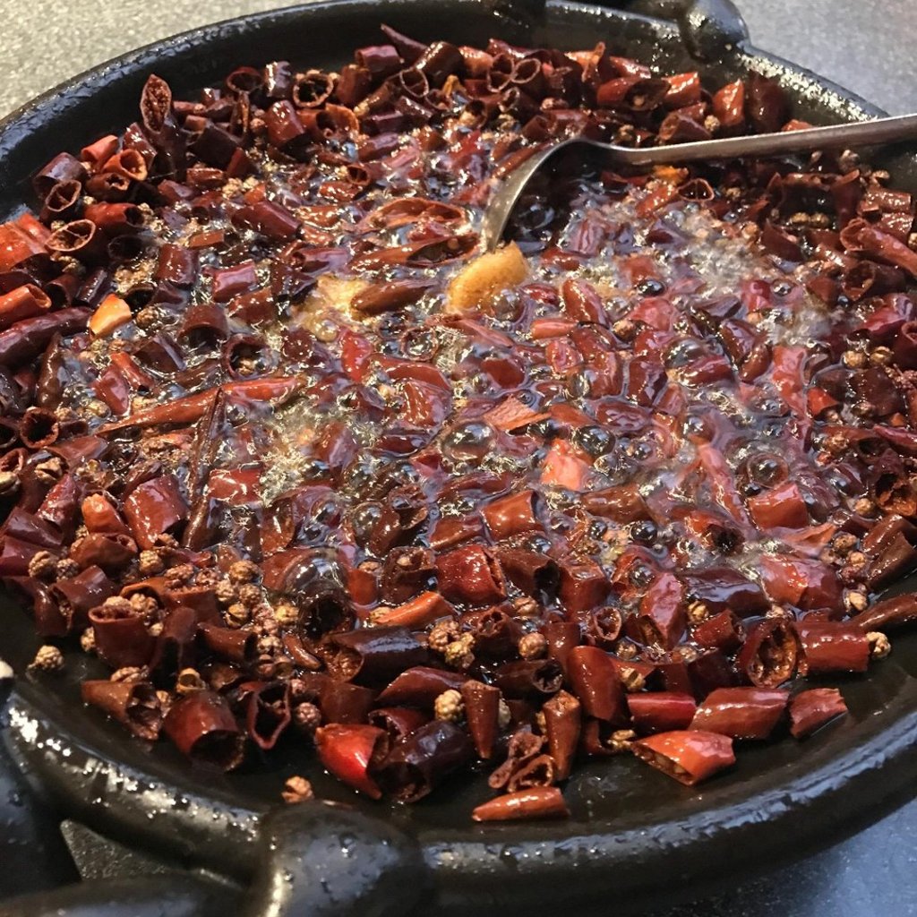 Sichuan classic boiled fish.