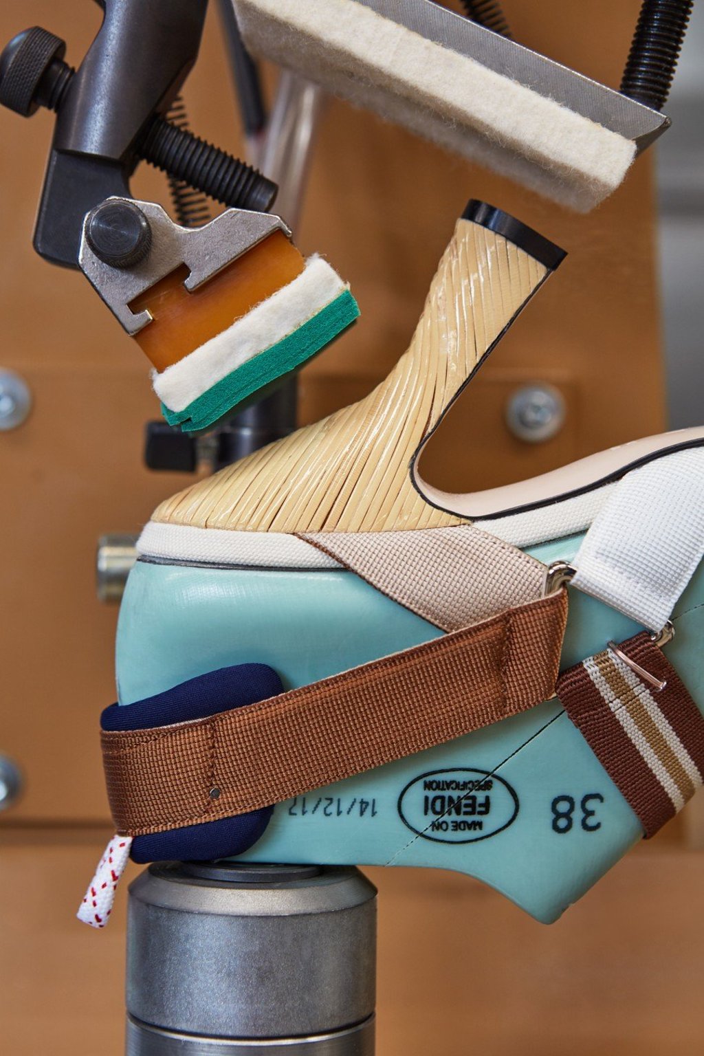 The making of Fendi’s Colibri shoes