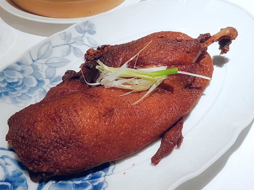 Crispy roast duck at Madame Fan is delectably down to earth.
