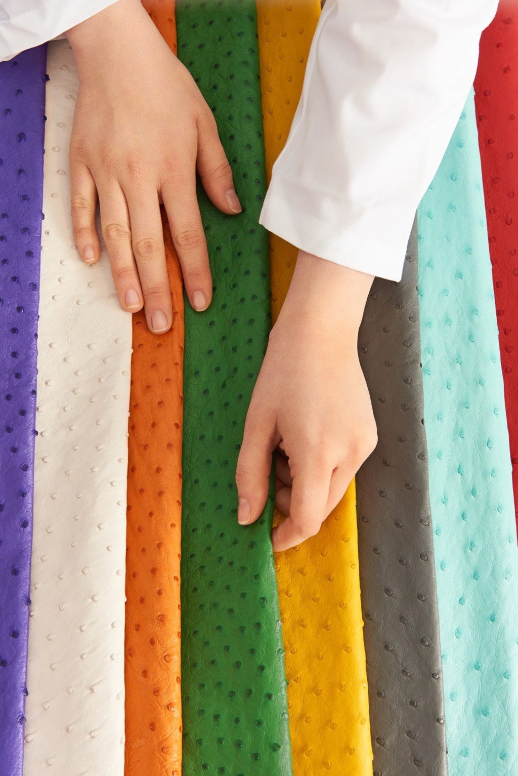 The making of Fendi’s mini Peekaboo ostrich bag