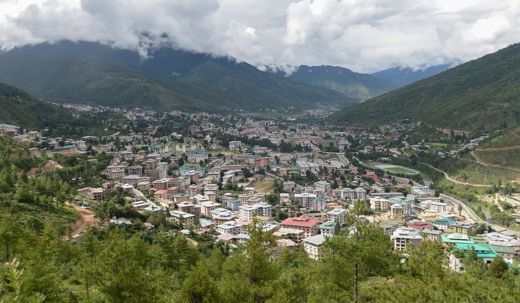A general view of Thimphu, Bhutan’s capital city. Photo: AFP