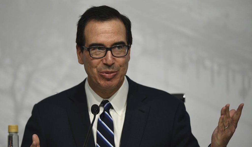 US Treasury Secretary Steven Mnuchin said his department is monitoring the yuan very closely. Photo: AFP