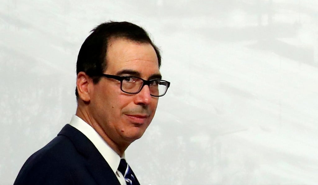 US Secretary of the Treasury Steven Mnuchin says the US is monitoring currency issues ‘very carefully’. Photo: Reuters