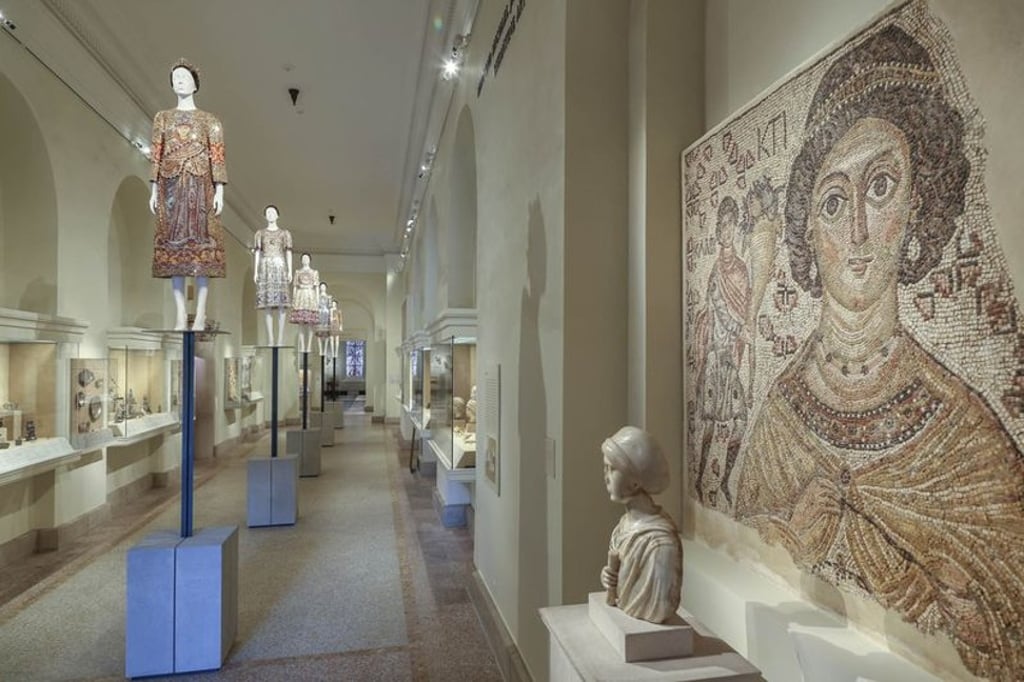 Pieces on display in the Mary and Michael Jaharis Galleries. Photo: MMA