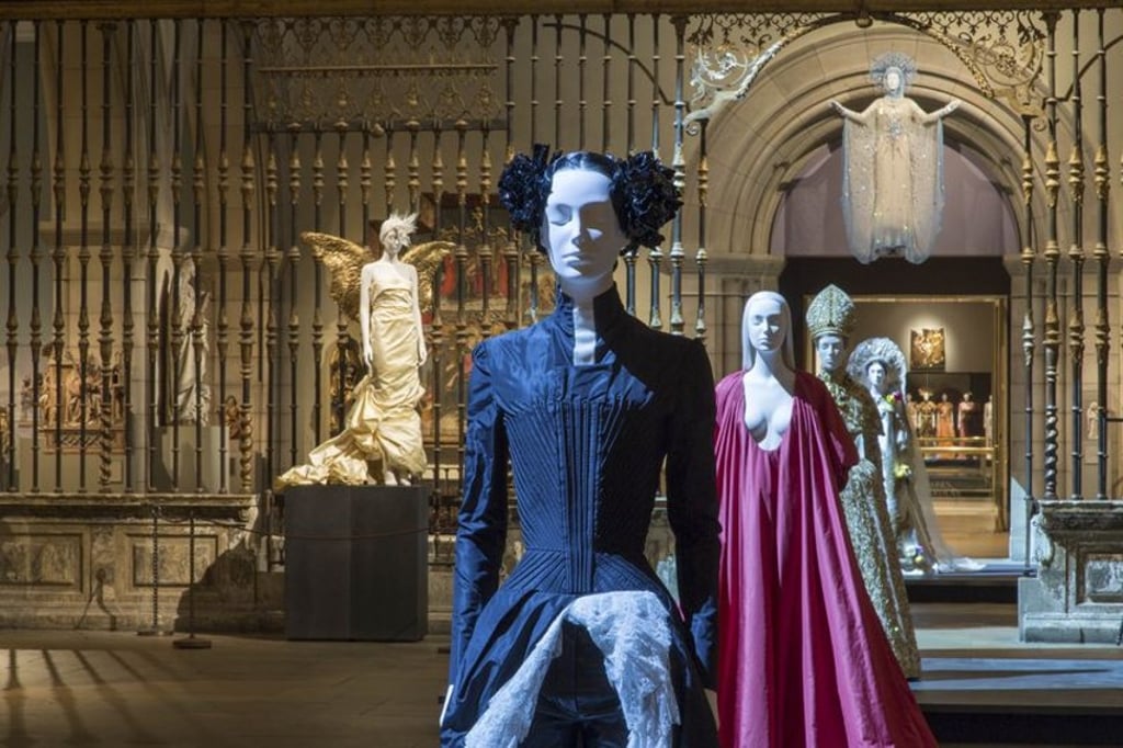 Part of the exhibition in the Medieval Sculpture Hall. Photo: MMA