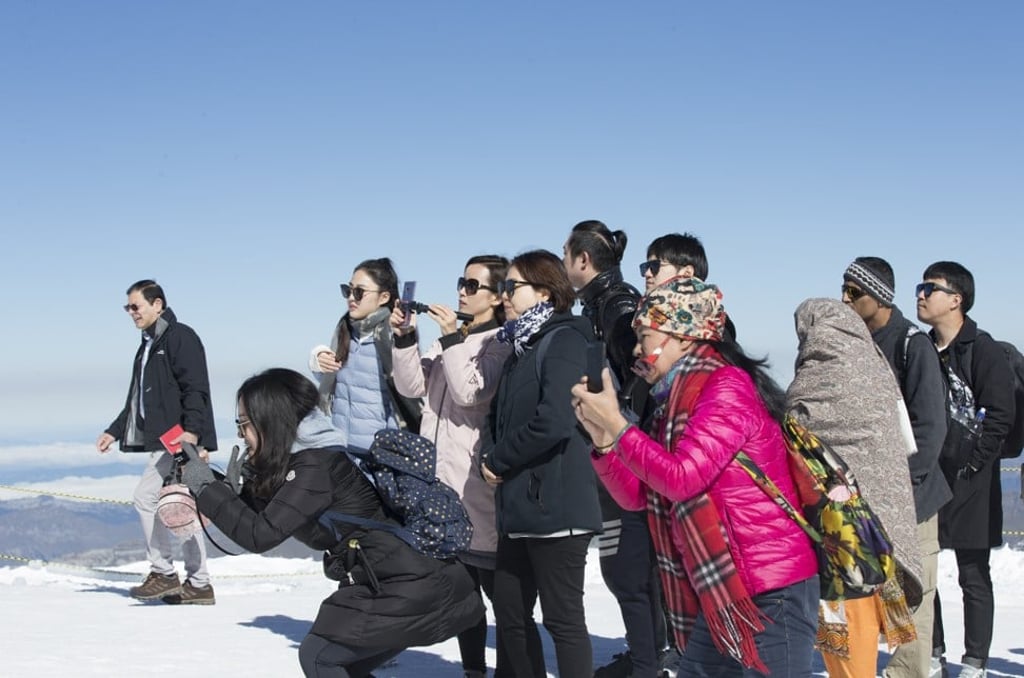Chinese tourists in Switzerland. Most affluent Chinese travellers are seeking a learning experience. Photo: Xinhua