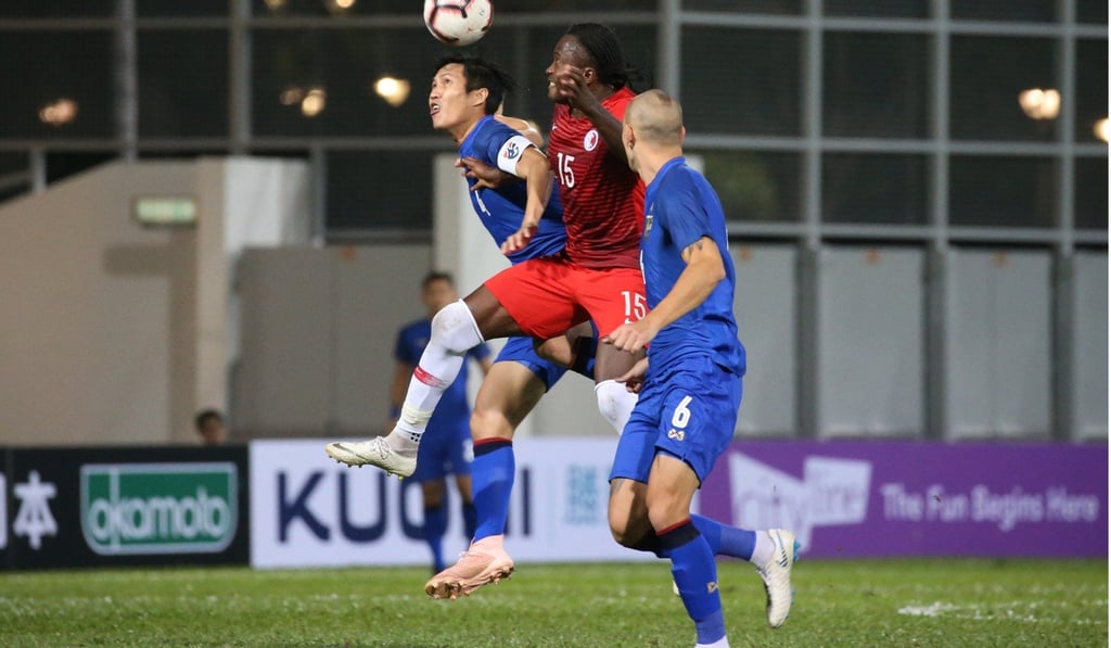 Hong Kong fell behind after just two minutes against Thailand.